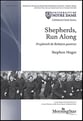 Shepherds, Run Along SATB choral sheet music cover